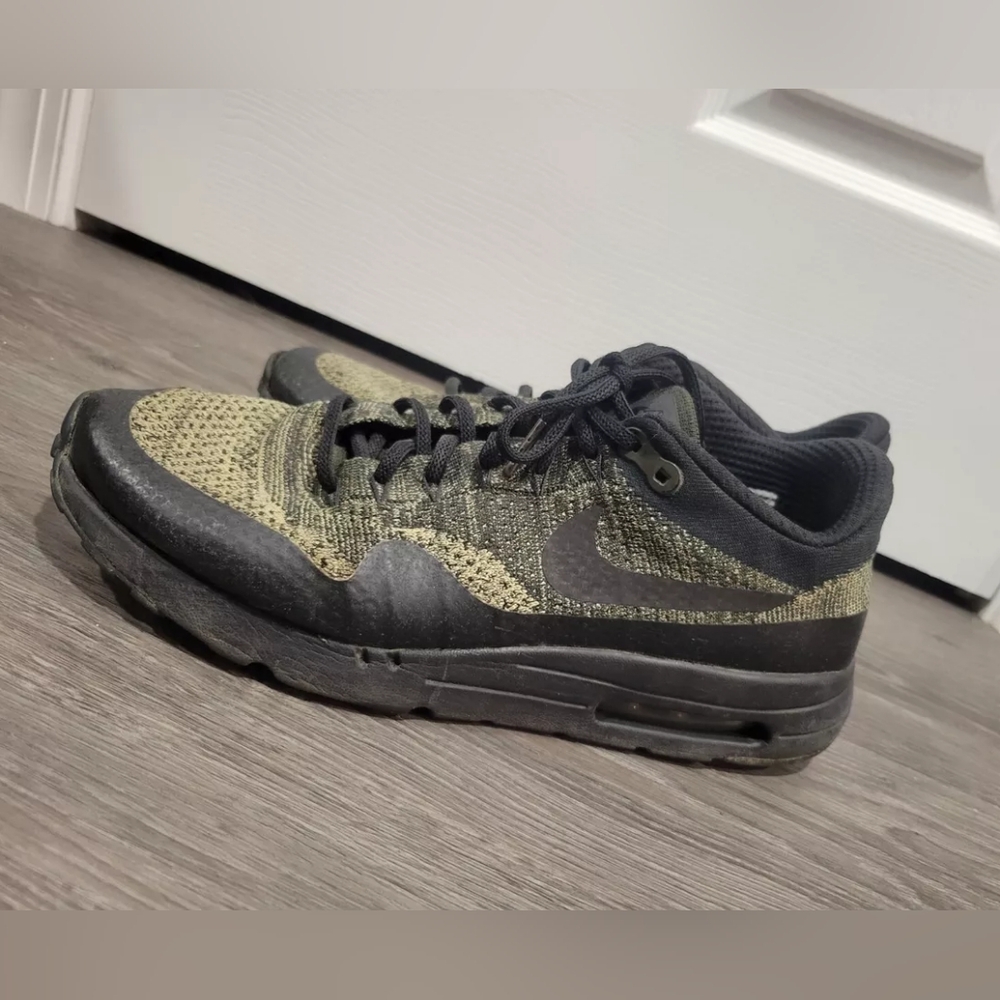Size 12 - Nike Air Max 1 Ultra Flyknit Olive 856958-203